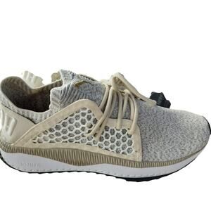 4719)Puma Tsugi Netfit Evoknit Sneakers Marshmallow, Rock ridge US 10.5/EUR 44